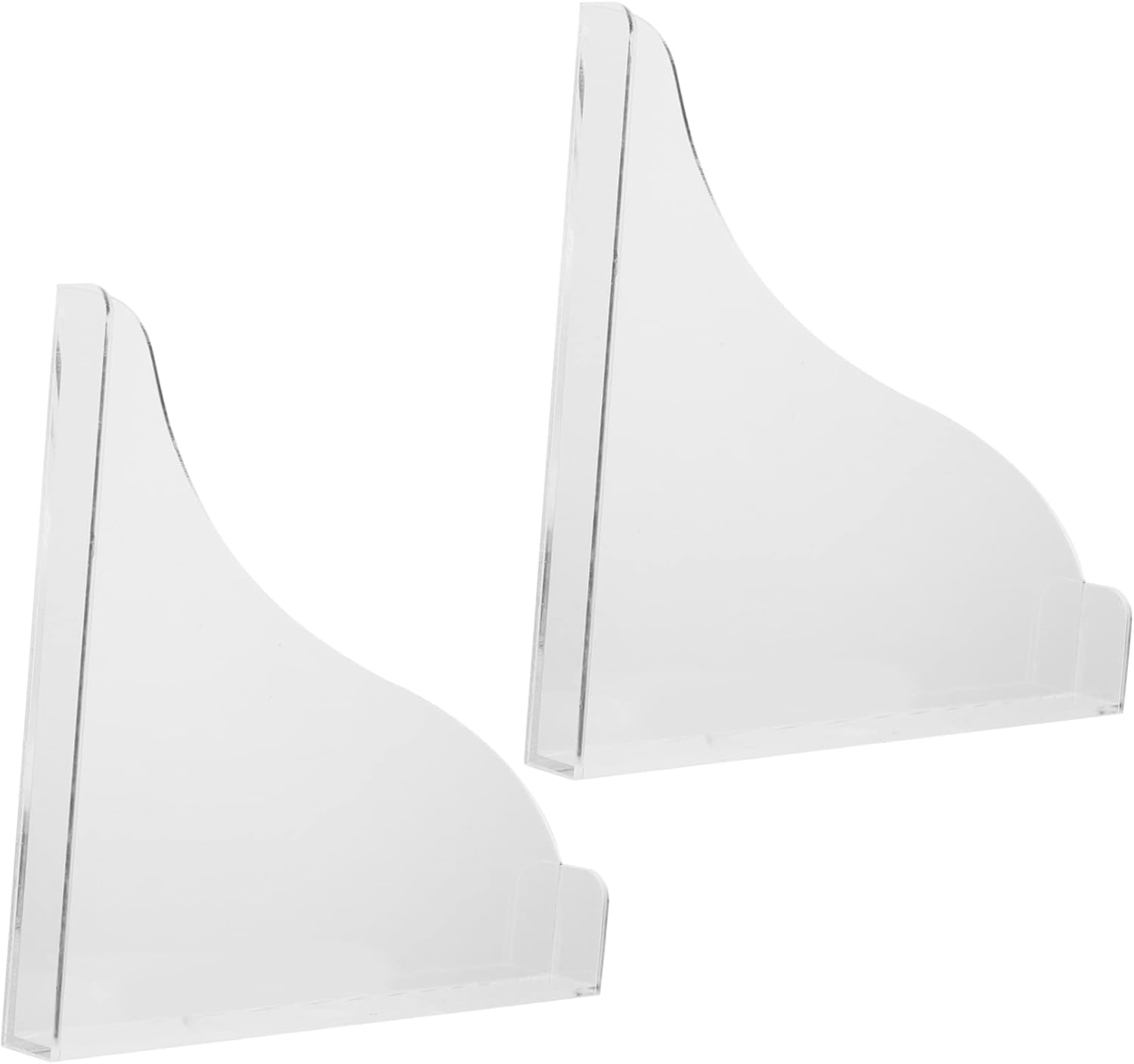 JECOMPRIS Bathtub Corner Set of 2 Acrylic Splash Guards 1