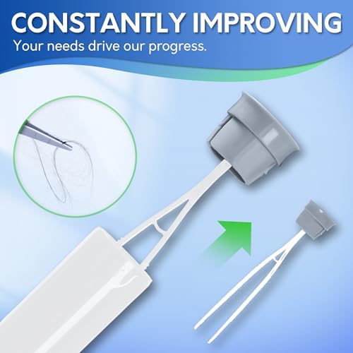 BOOMJOY Toilet Brush and Holder Set - White