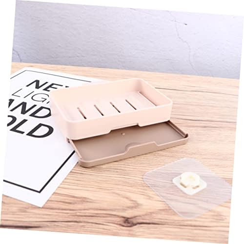 ABOOFAN Wall-Mounted Soap Dish Khaki Single Layer 1