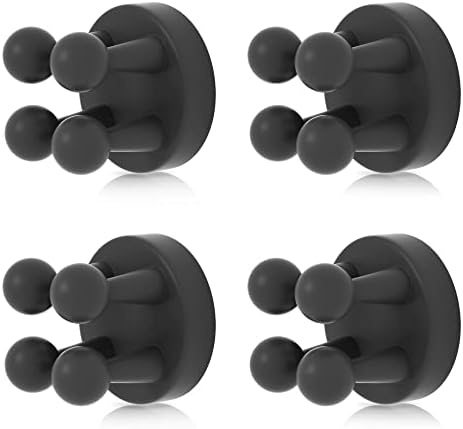 XoYoZo 4-Piece Silicone Toothbrush Holder Hook