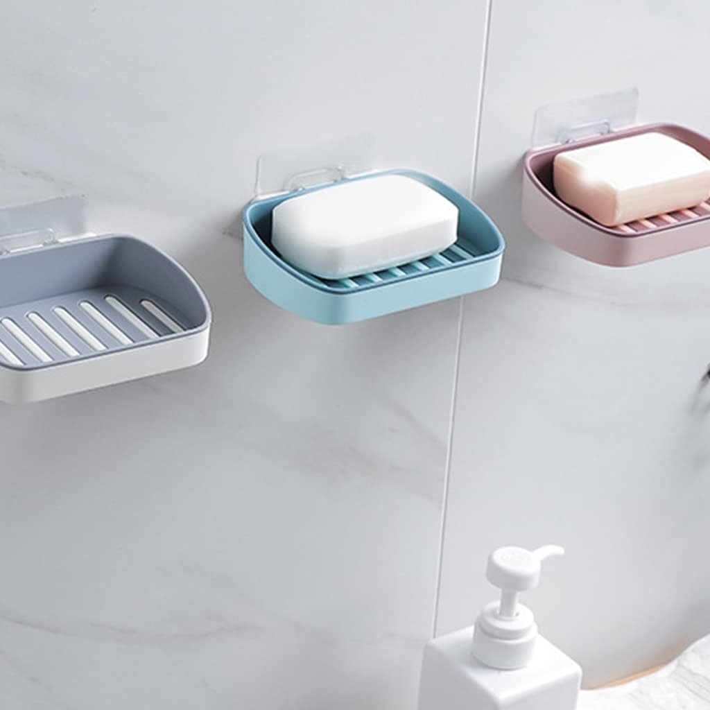 Hokojix Double Drain Suction Cup Soap Dish