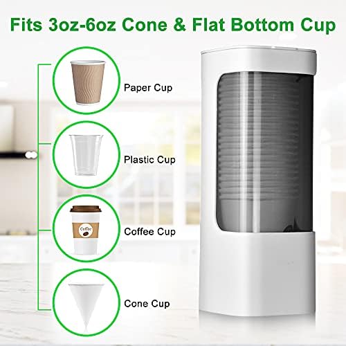 Haqaf Wall Mounted Cup Dispenser for Home Office and Gym
