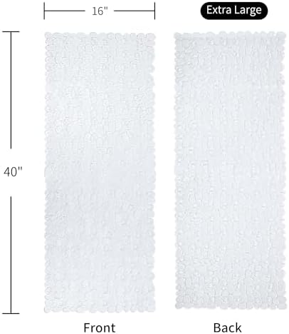 Non-Slip Bathtub Mat with Suction Cups and Drainage Holes