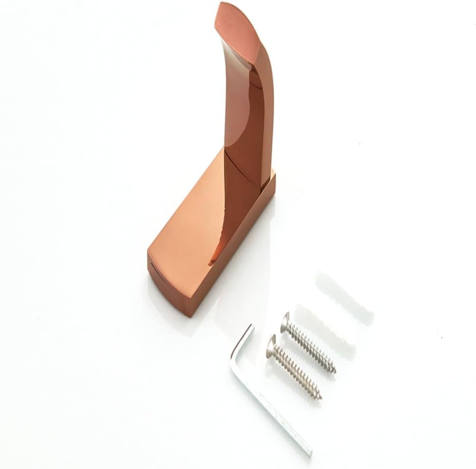 Rose Gold Bathroom Hardware Set with Toilet Brush Holder and Coat Hook