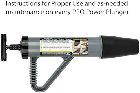 PRO Power Super Plunger - Powerful Toilet Unclogger Made in USA