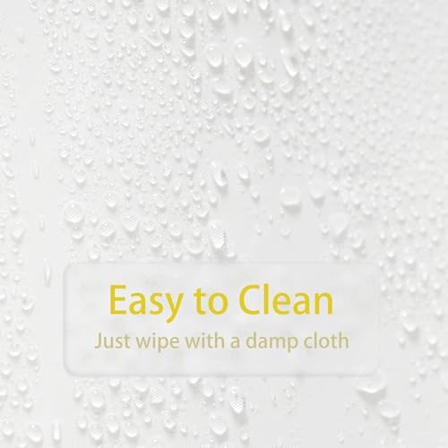 Poposa Waterproof Shower Curtain Liner 72 x 72 Inches