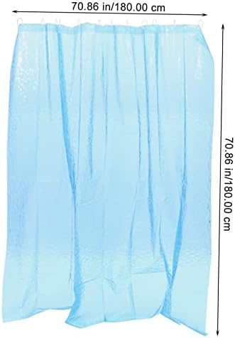 DRESSOOS Extra Long Decorative Shower Curtain Liner