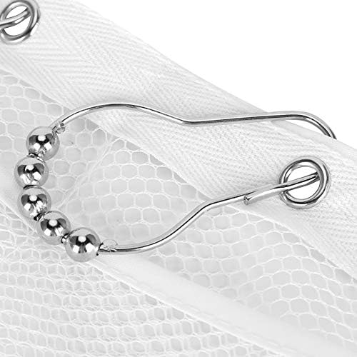 Cyrank Hanging Mesh Shower Organizer with 6 Pockets