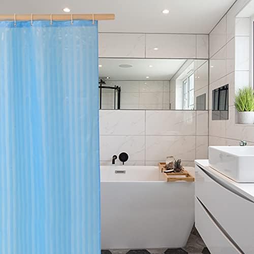 Hellcrack 32x72 Inch Waterproof Shower Curtain Liner with Hooks and Grommets