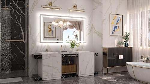 Keonjinn 55x30 LED Mirror with Frontlit and Backlit