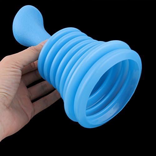 Plastic Toilet Drain Plunger Catcher Blue 108x18cm