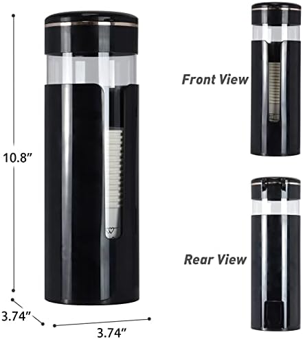 KIMCHOMERSE Wall Mount Cup Dispenser - Black
