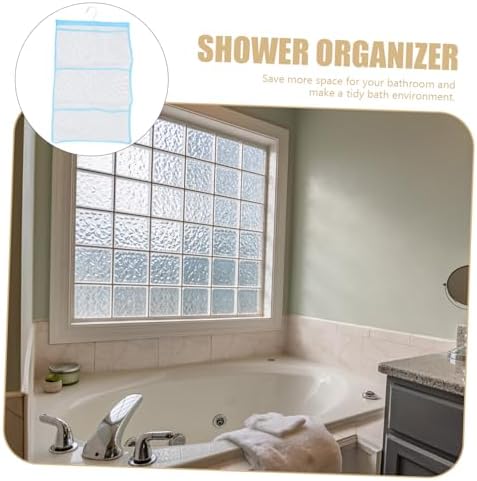 Cabilock Mesh Shower Bag 6 Pocket Organizer Easy Install