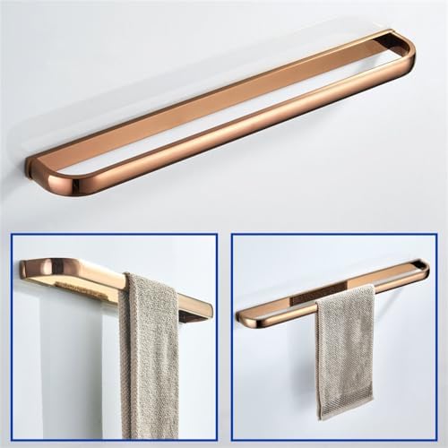 Rose Gold Bathroom Hardware Set 304 Stainless Steel Towel Bar
