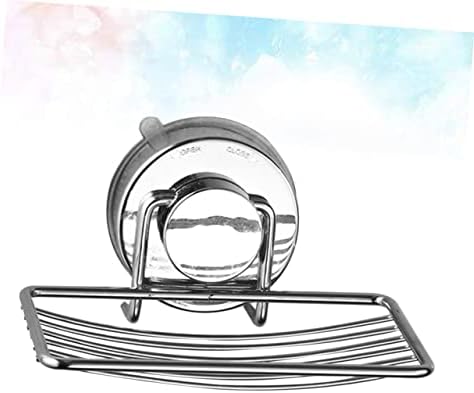 Yardenfun Punch-Free Soap Dish with Suction Cup Holder