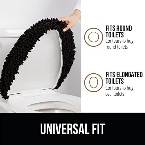 GORILLA GRIP Toilet Lid Cover and Shower Mat Bundle