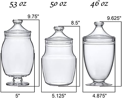 Amazing Abby - Keep - Acrylic Canister Set 3-Piece