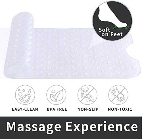 ROSMARUS Non-Slip Extra Long Shower Mat 16 x 39