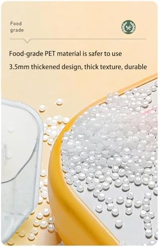 Jokvaex 2 Pack Shower Caddy Shelf with Clear Plastic Storage
