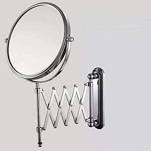 ZADIKO 360 Degree Wall-Mounted Vanity Mirror with 3X5X Magnification