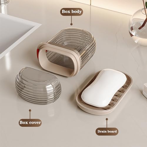 YAMSLAM Travel Soap Box with Leak Proof Bag