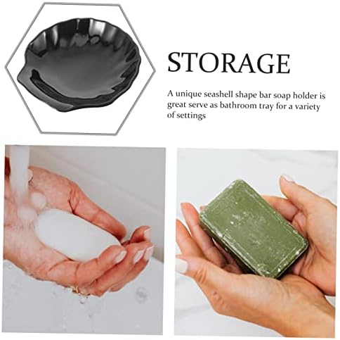 BESTOYARD Shell Soap Dish - Modern Bathroom Holder 1