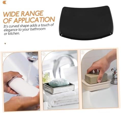 Cabilock Curved Soap Dish for Bathroom and Kitchen