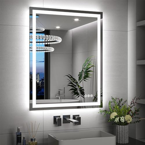 Brightify LED Bathroom Mirror 28x36 Dual Lighting