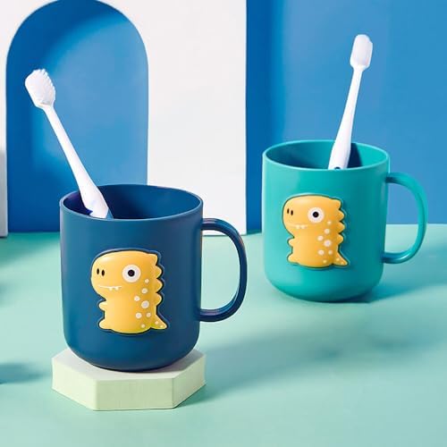 Dinosaur Toothbrush Holder Set of 2 for Kids