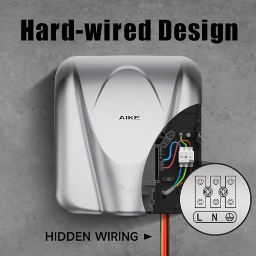 AIKE Elephant Power Hand Dryer AC110V-130V High Speed Auto Warm