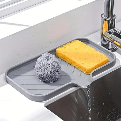Self Draining Soap Bar Holder S Grey