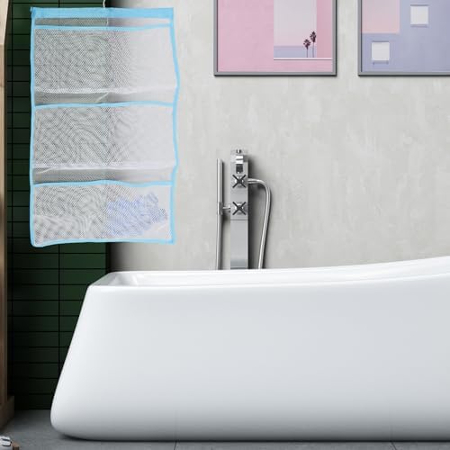 SOLUSTRE 6 Mesh Shower Quick Dry Organizer with Single Hook