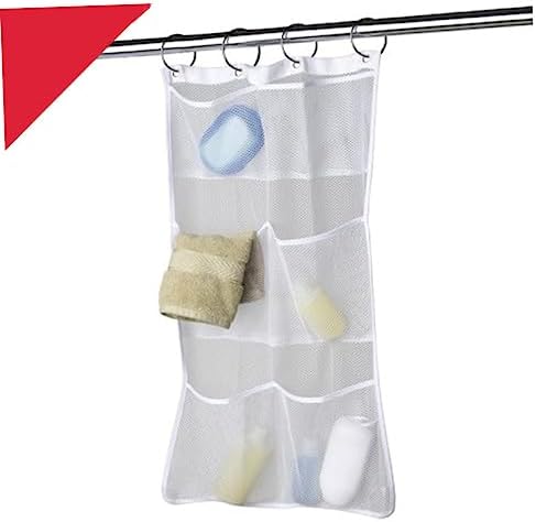 OFFSCH Hanging Mesh Shower Organizer Bag for Shampoo Conditioner and Toys