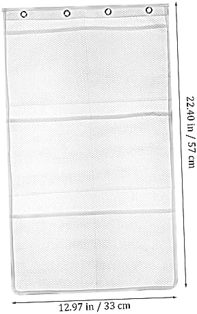 KOMBIUDA 2pcs Shower Mesh Organizer with Pockets