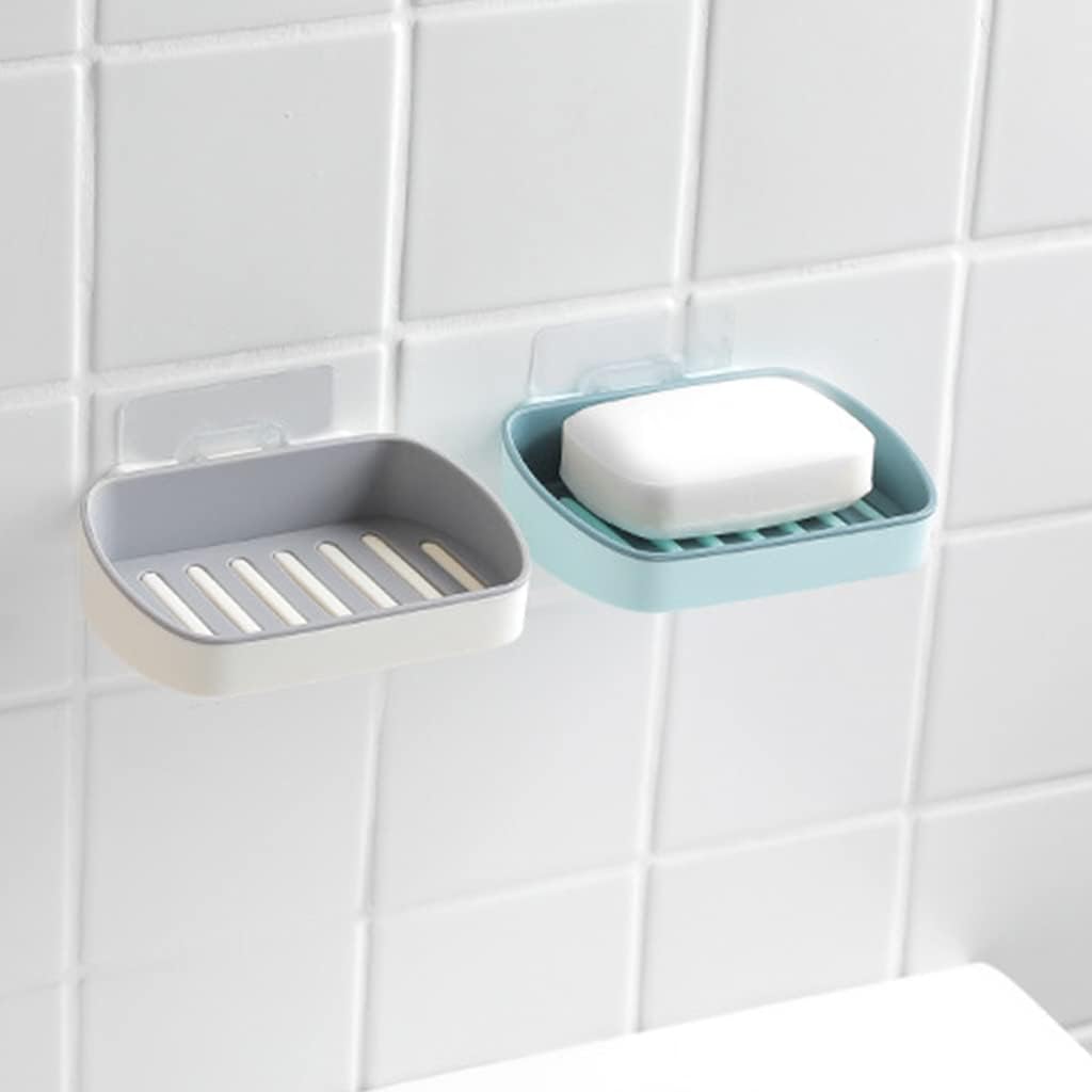 Hokojix Double Drain Suction Cup Soap Dish