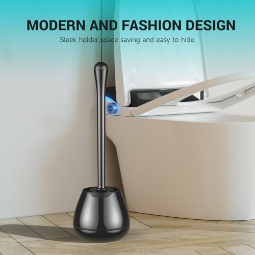 Alpsnow Toilet Brush with Drip-Proof Holder Easy to Assemble