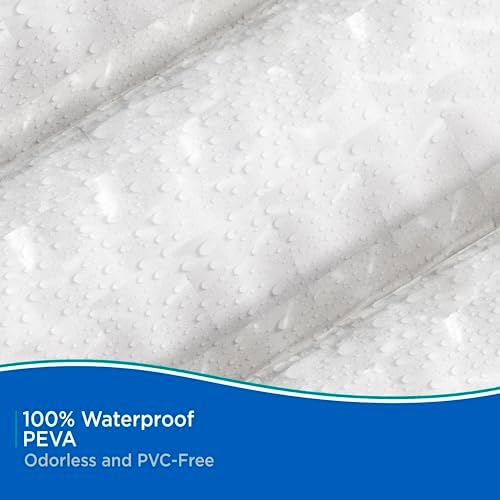 Kenney KN61151 Clear Waterproof Shower Curtain Liner