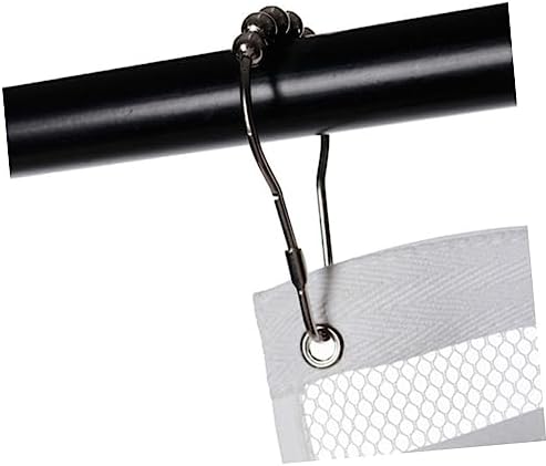 KOMBIUDA 6 Pocket Mesh Shower Organizer with Adhesive Hooks