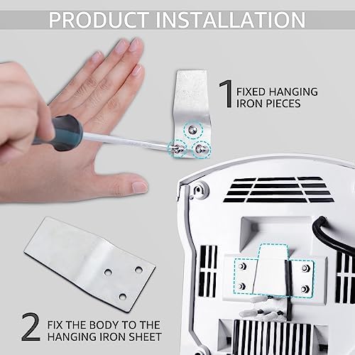 Modunful Quiet Touchless Hand Dryer for Bathrooms
