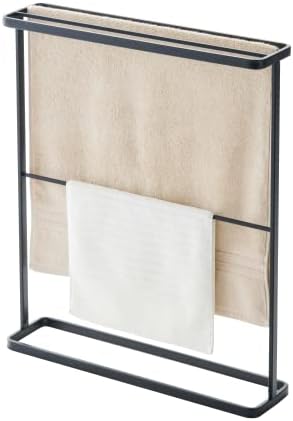 Yamazaki Home Bath Towel Racks - Modern Steel Storage Holder
