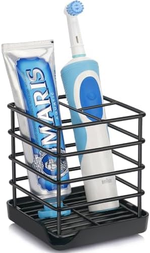 Chintu Stainless Steel Toothbrush Holder with Drip Tray