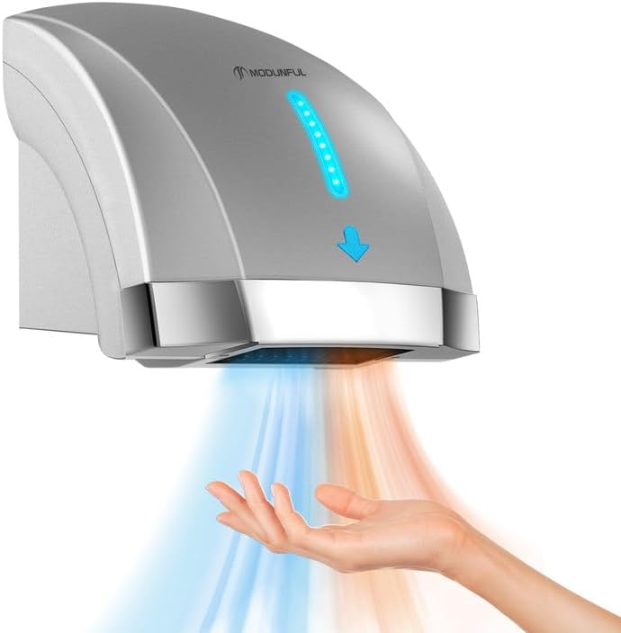 Modunful Quiet Touchless Hand Dryer for Bathrooms