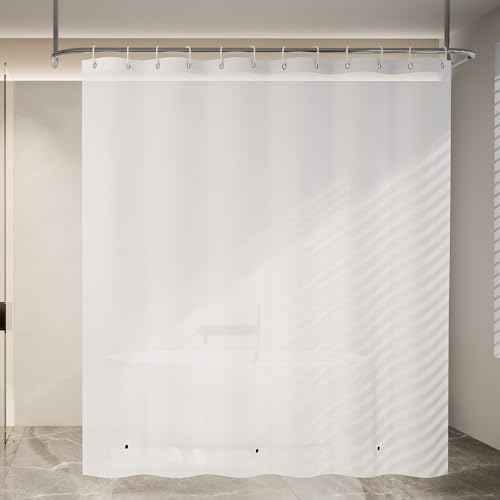 Poposa Waterproof Shower Curtain Liner 72 x 72 Inches