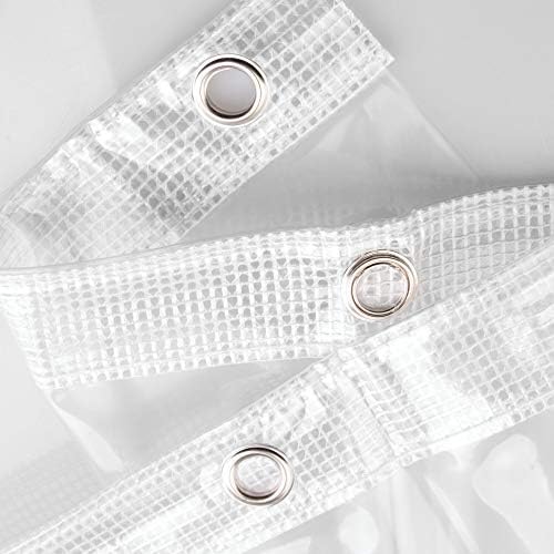 InterDesign Vinyl Shower Curtain Liner 108 x 72 Inches Clear