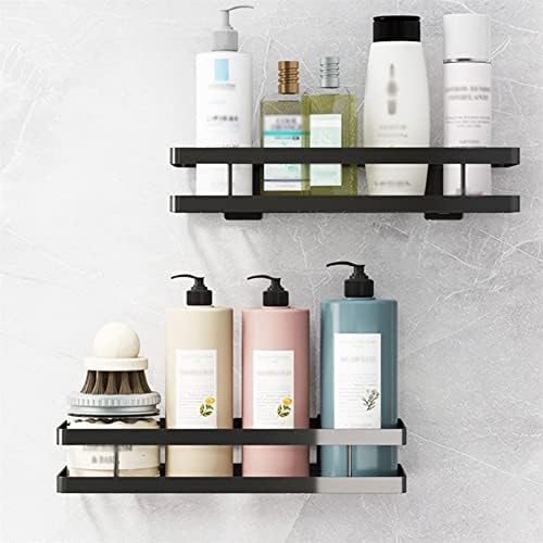 BAHELS Shower Caddy Bathroom Shelf Modern Black Design Durable and Easy to Clean