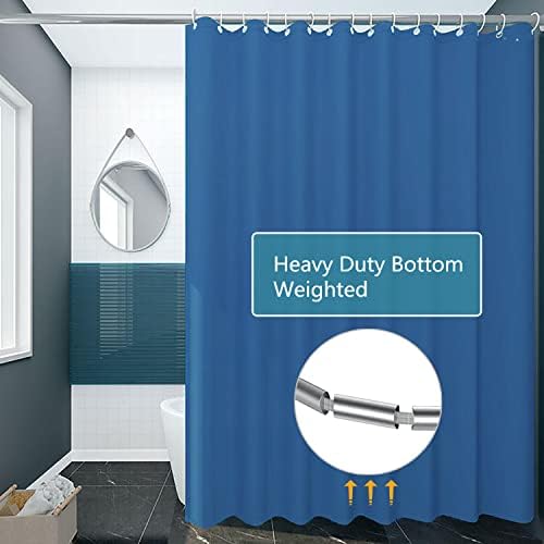BSLINER Fabric Shower Curtain Liner with Weighted Bottom