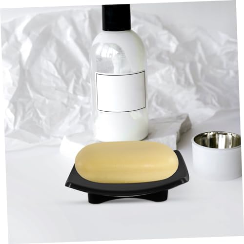 HOOTNEE Curved Soap Dish Multi-Function Drainer for Bathroom Countertop