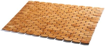 GOBAM Bamboo Bath Mat - Non-Slip Rollable 236 x 157 Inch