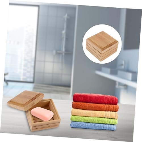 Amosfun Rustic Soap Dish with Drainage