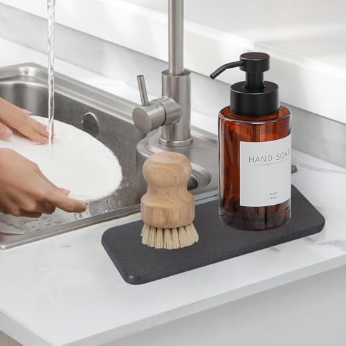 Heagoale Water Absorbing Stone Tray - Dark Grey